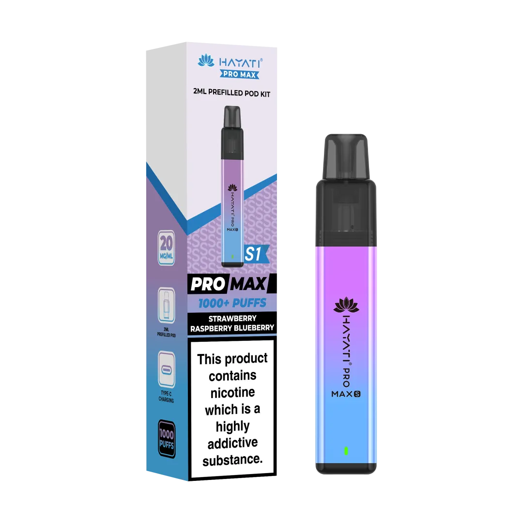 Hayati Pro Max+ S1 1000 Puffs Prefilled Pod Kit | Only £4.99 | Any 3 for £12