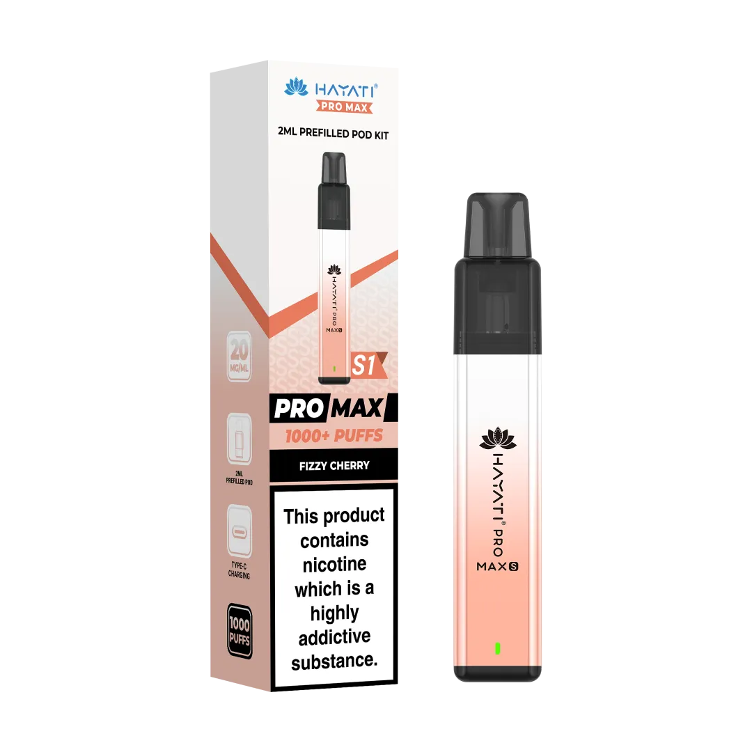 Hayati Pro Max+ S1 1000 Puffs Prefilled Pod Kit | Only £4.99 | Any 3 for £12