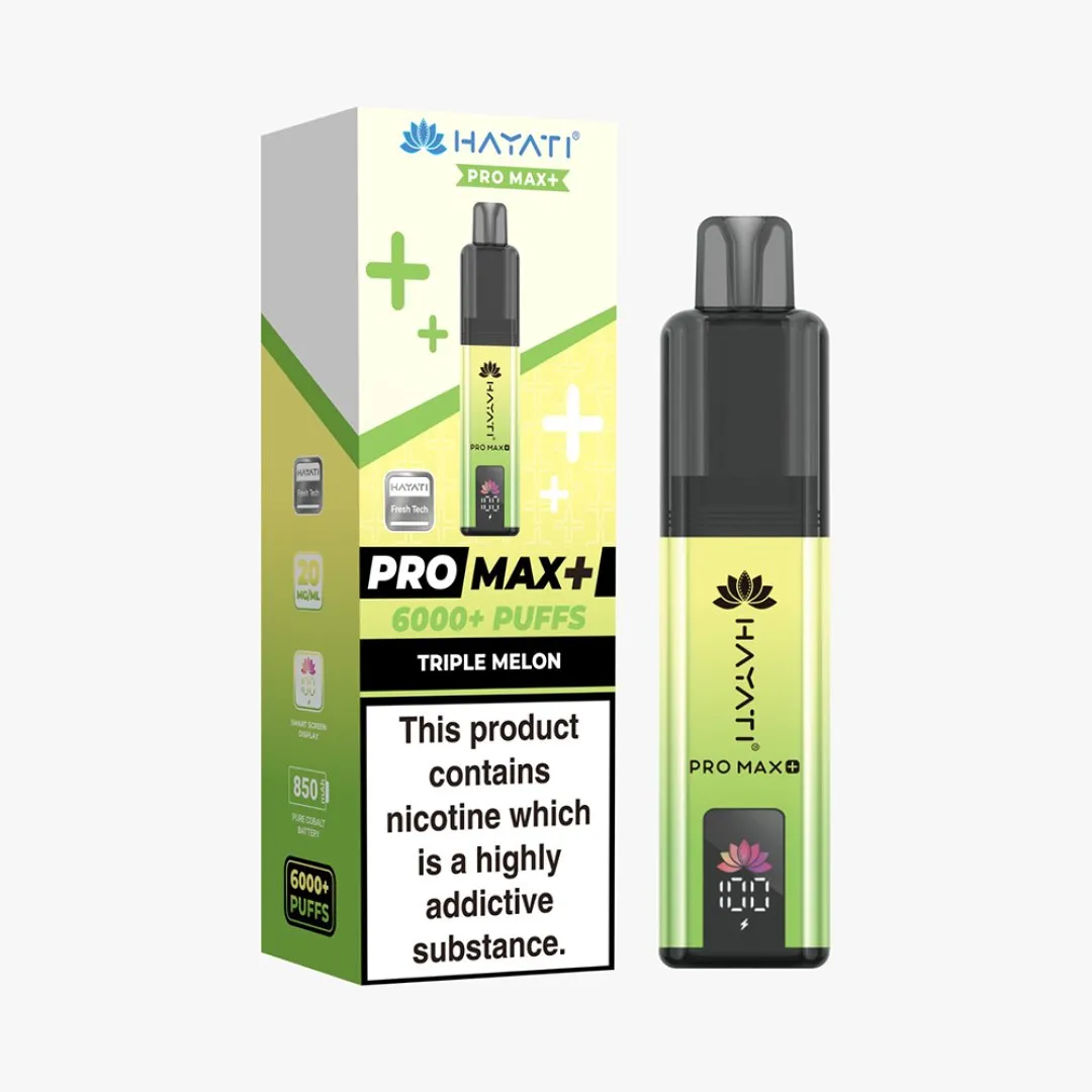 Hayati Pro Max Plus 6000 Puffs Prefilled Vape Kit | £8.99 | Buy 3 for £24