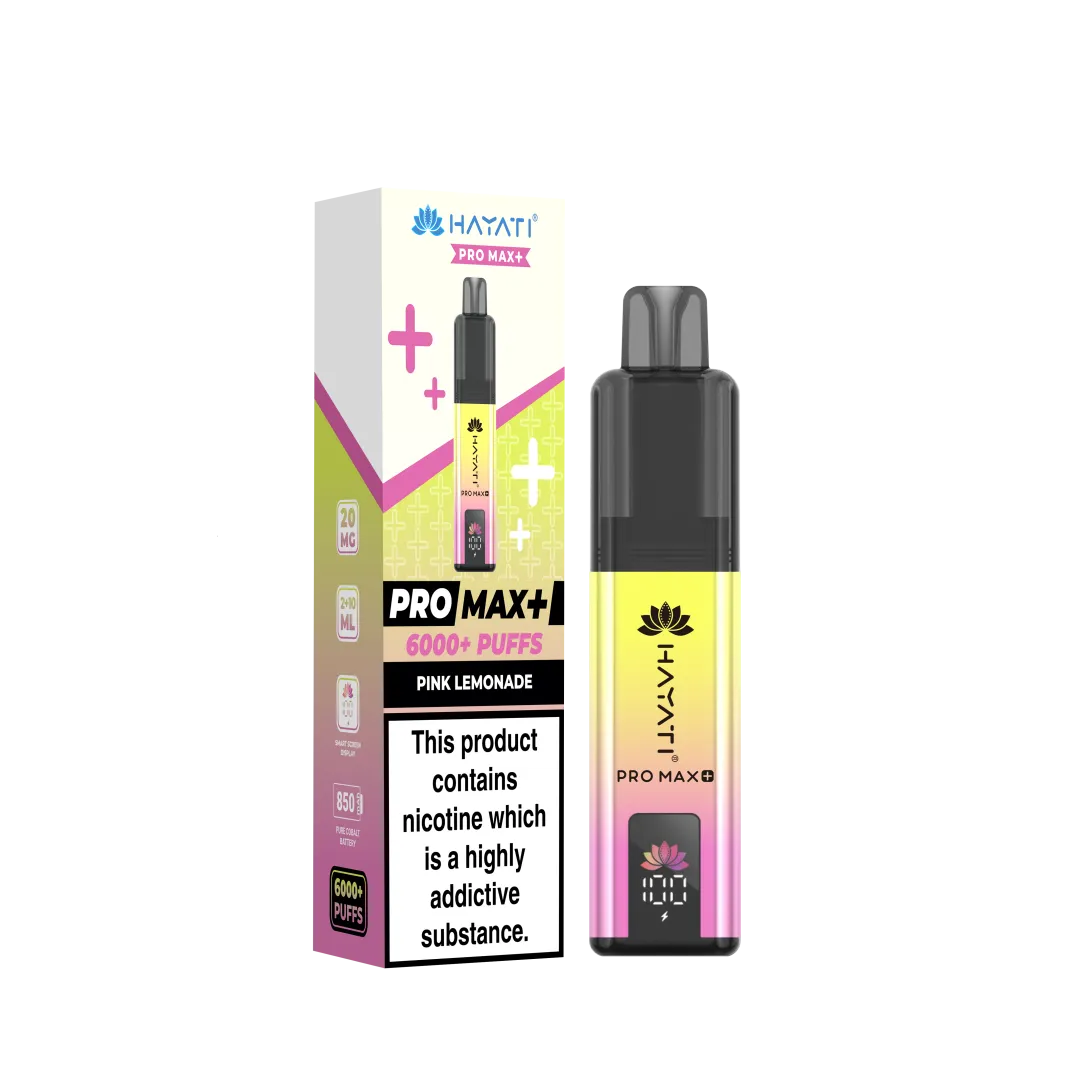 Hayati Pro Max Plus 6000 Puffs Prefilled Vape Kit | £8.99 | Buy 3 for £24