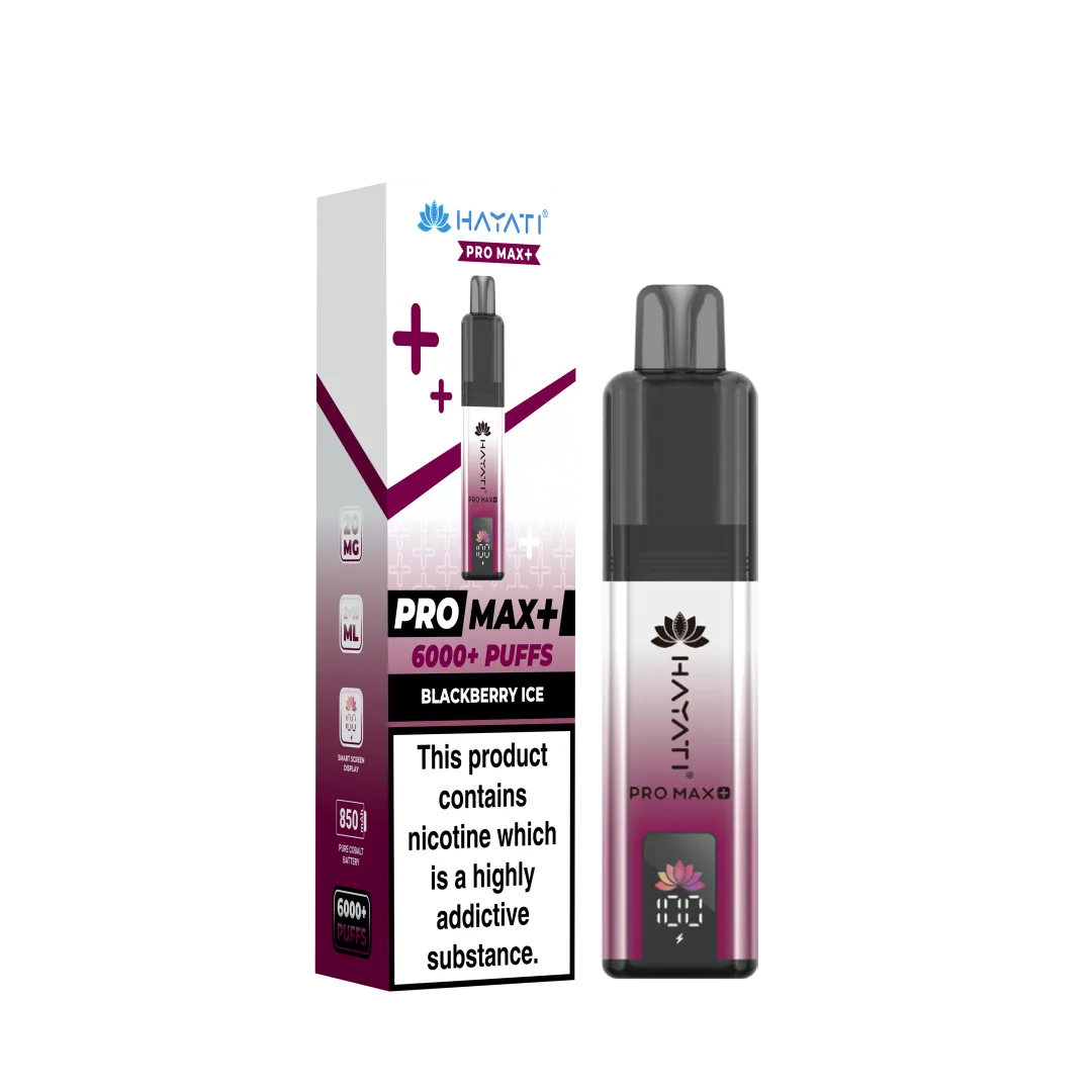 Hayati Pro Max Plus 6000 Puffs Prefilled Vape Kit | £8.99 | Buy 3 for £24