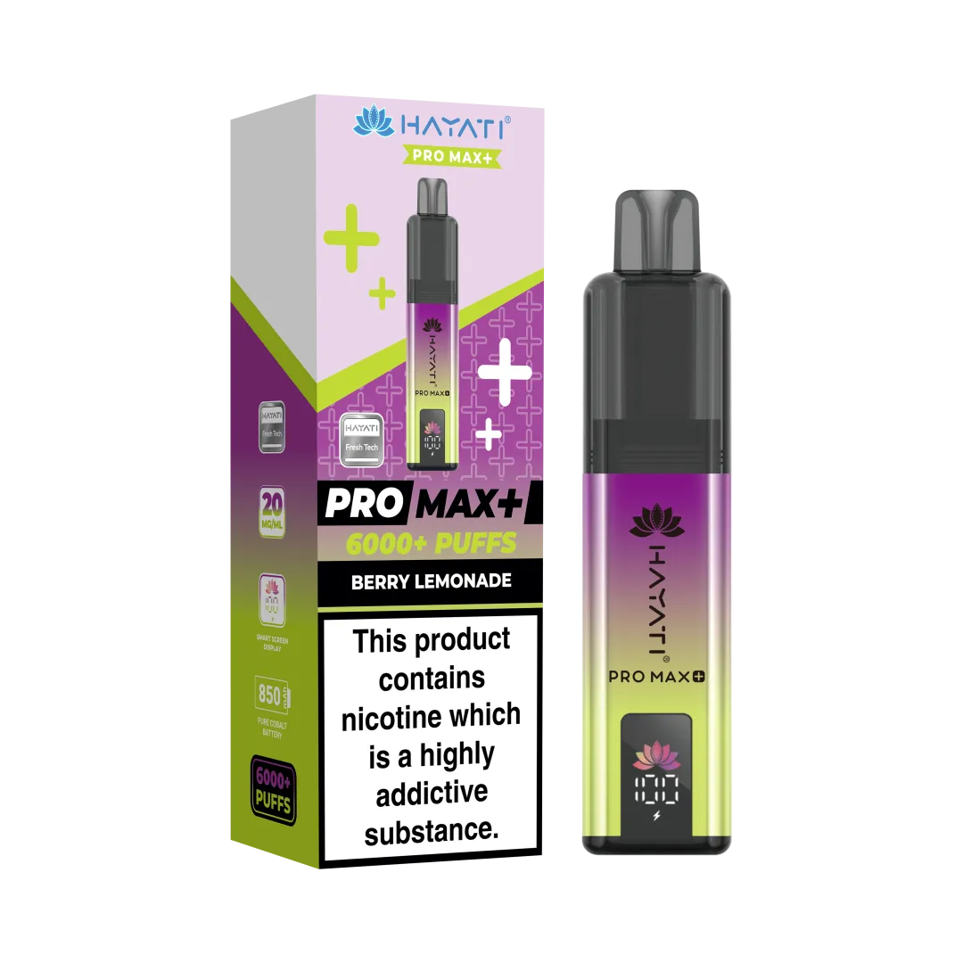 Hayati Pro Max Plus 6000 Puffs Prefilled Vape Kit | £8.99 | Buy 3 for £24