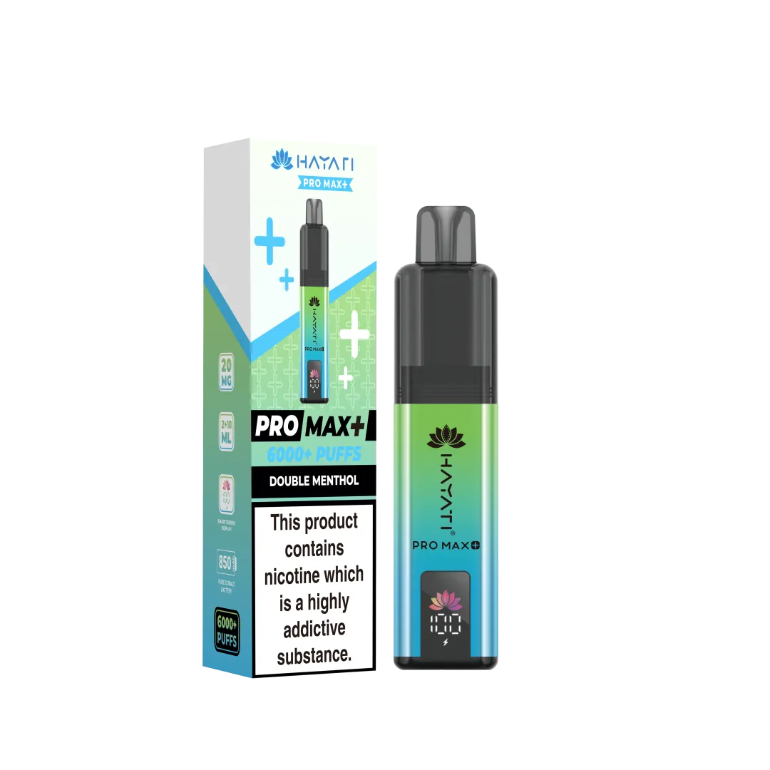 Hayati Pro Max Plus 6000 Puffs Prefilled Vape Kit | £8.99 | Buy 3 for £24