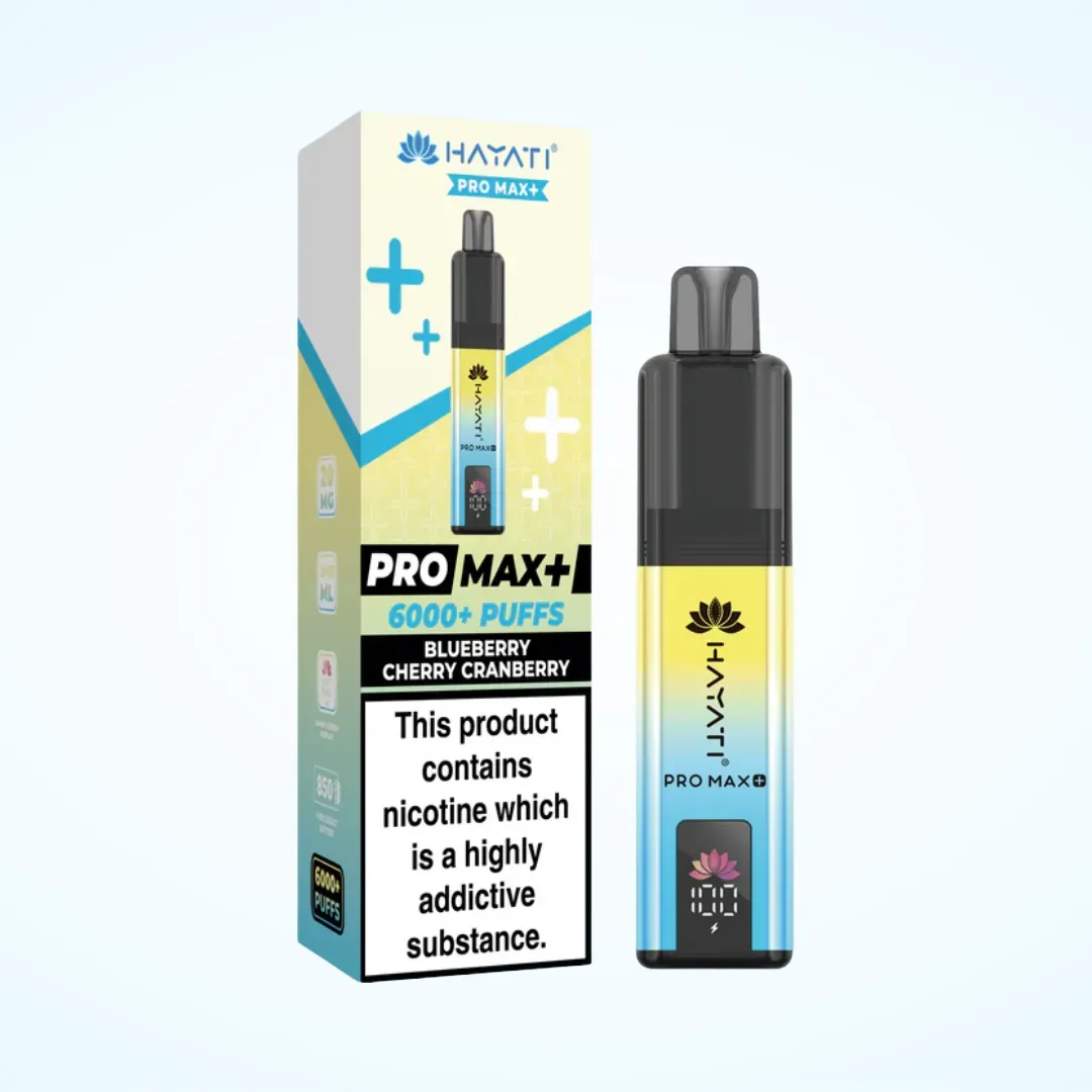 Hayati Pro Max Plus 6000 Puffs Prefilled Vape Kit | £8.99 | Buy 3 for £25