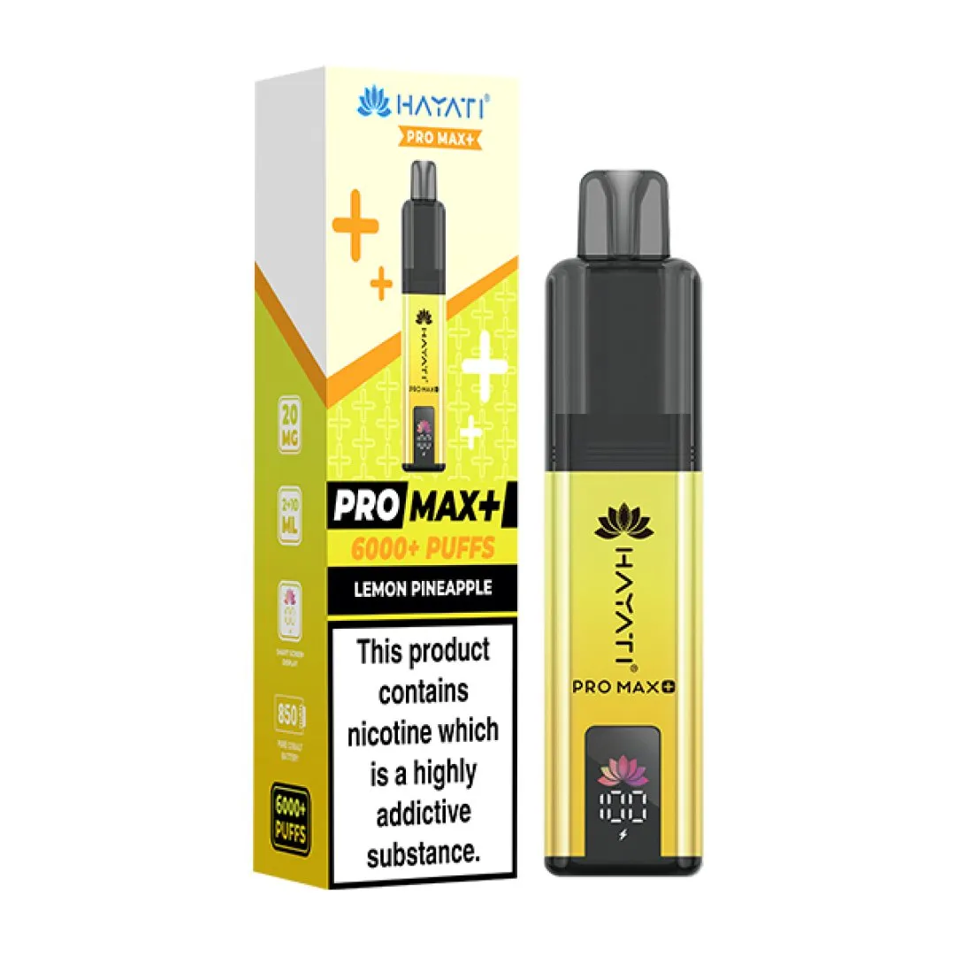 Hayati Pro Max Plus 6000 Puffs Prefilled Vape Kit | £8.99 | Buy 3 for £24