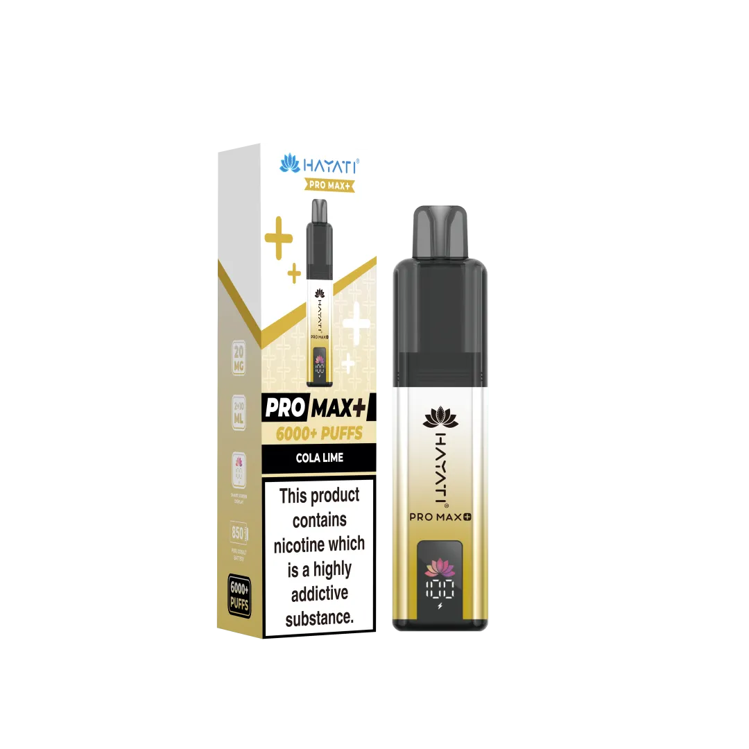 Hayati Pro Max Plus 6000 Puffs Prefilled Vape Kit | £8.99 | Buy 3 for £24