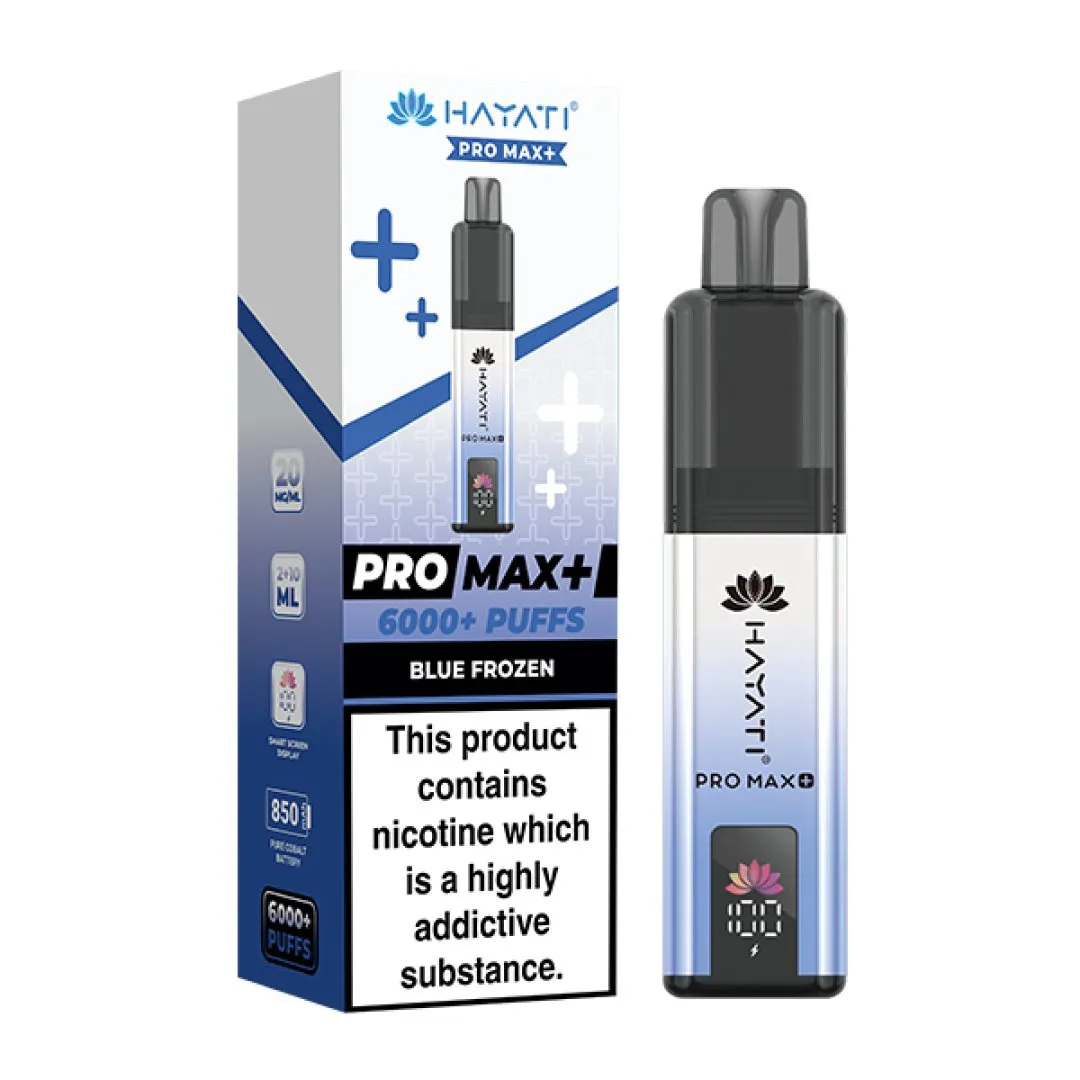 Hayati Pro Max Plus 6000 Puffs Prefilled Vape Kit | £8.99 | Buy 3 for £24