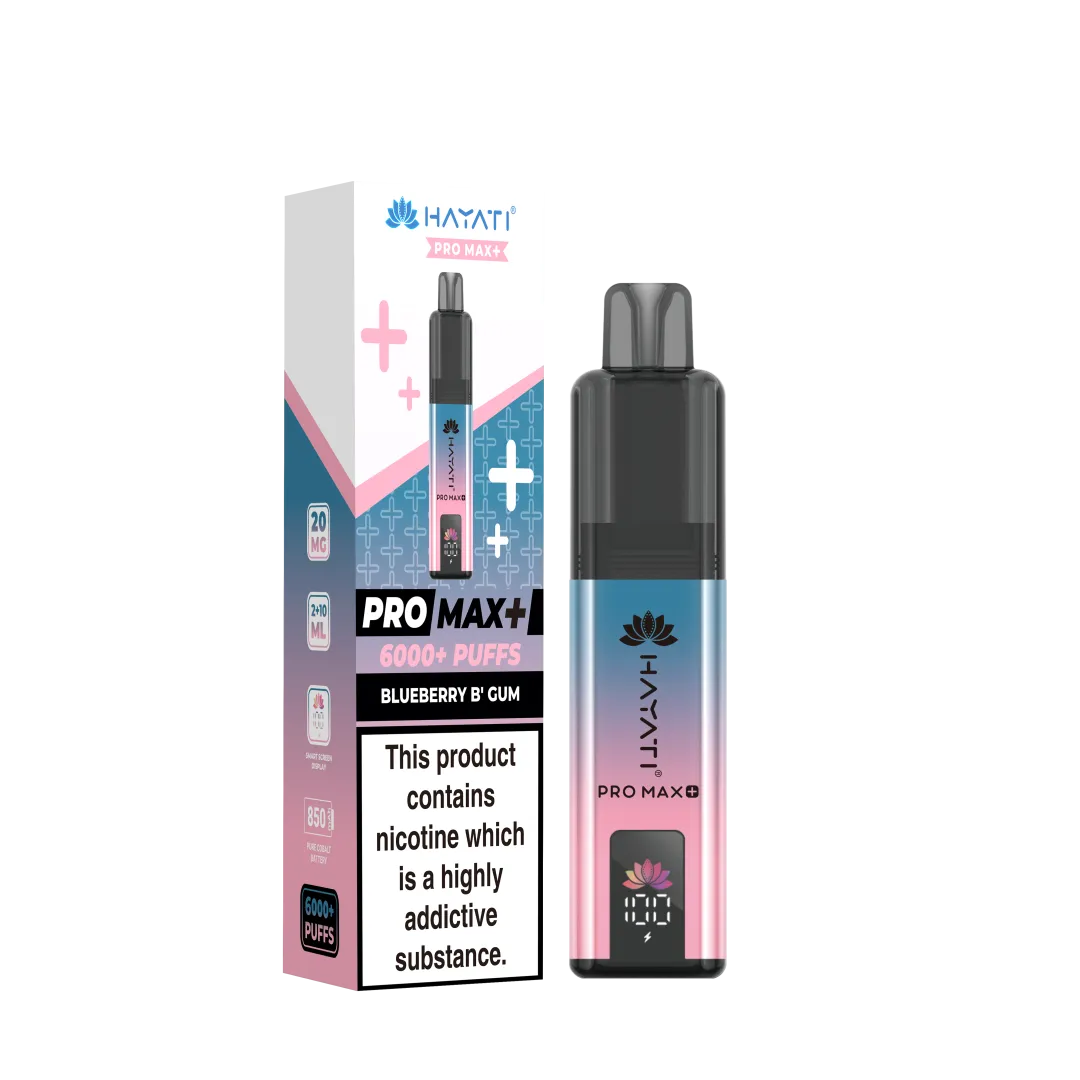 Hayati Pro Max Plus 6000 Puffs Prefilled Vape Kit | £8.99 | Buy 3 for £24