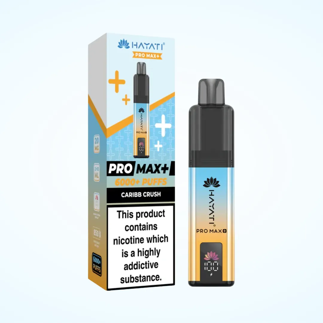 Hayati Pro Max Plus 6000 Puffs Prefilled Vape Kit | £8.99 | Buy 3 for £25