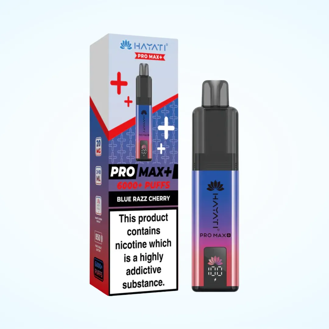 Hayati Pro Max Plus 6000 Puffs Prefilled Vape Kit | £8.99 | Buy 3 for £25