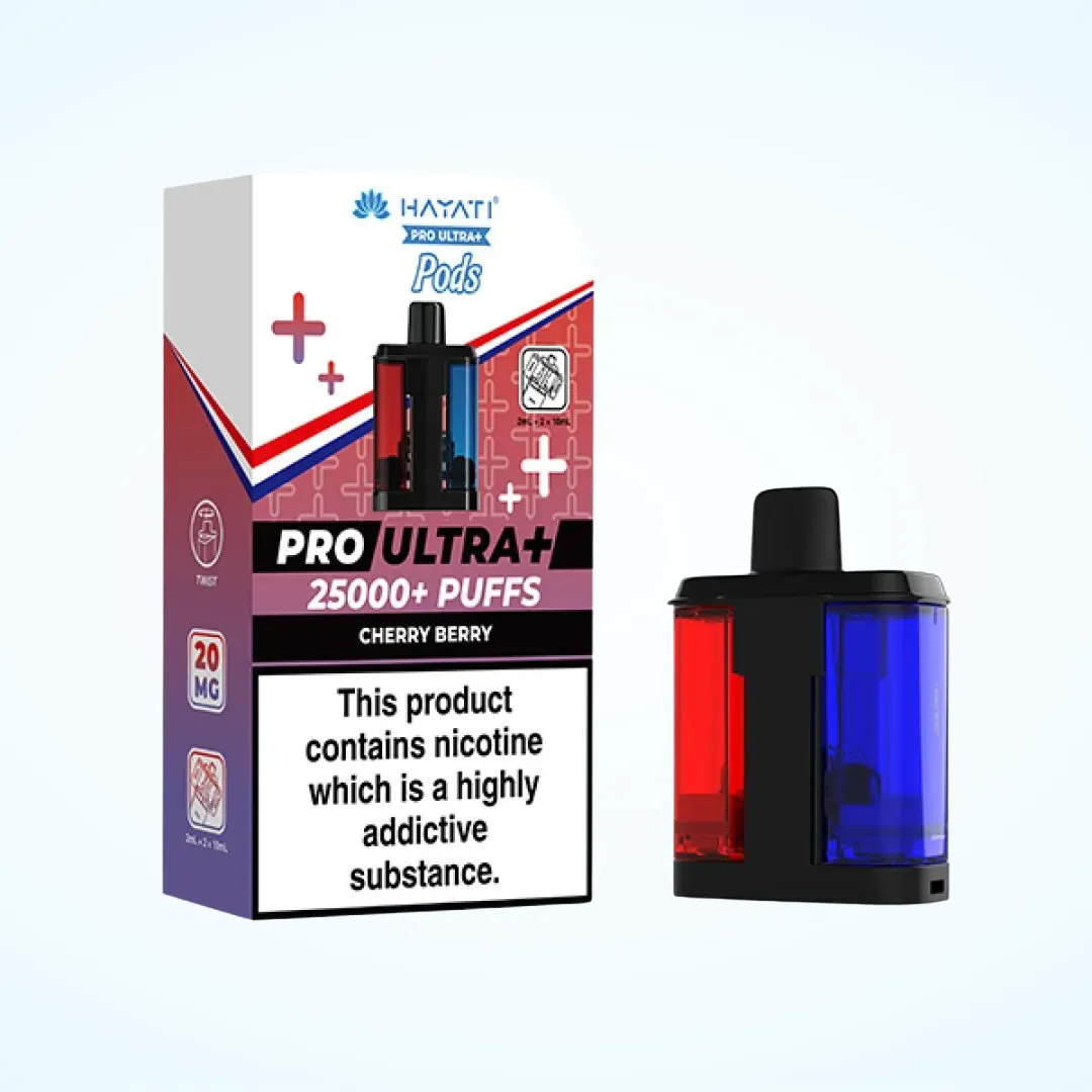 Hayati Pro Ultra Plus 25K Prefilled Refill Pods | Only £11.99 | Any 3 for £30