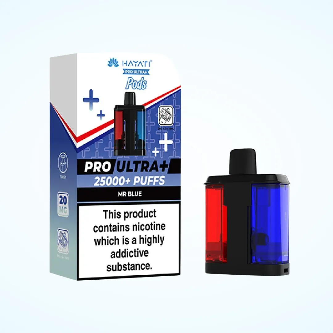 Hayati Pro Ultra Plus 25K Prefilled Refill Pods | Only £11.99 | Any 3 for £30