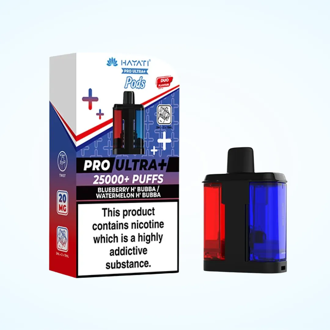 Hayati Pro Ultra Plus 25K Prefilled Refill Pods | Only £11.99 | Any 3 for £30