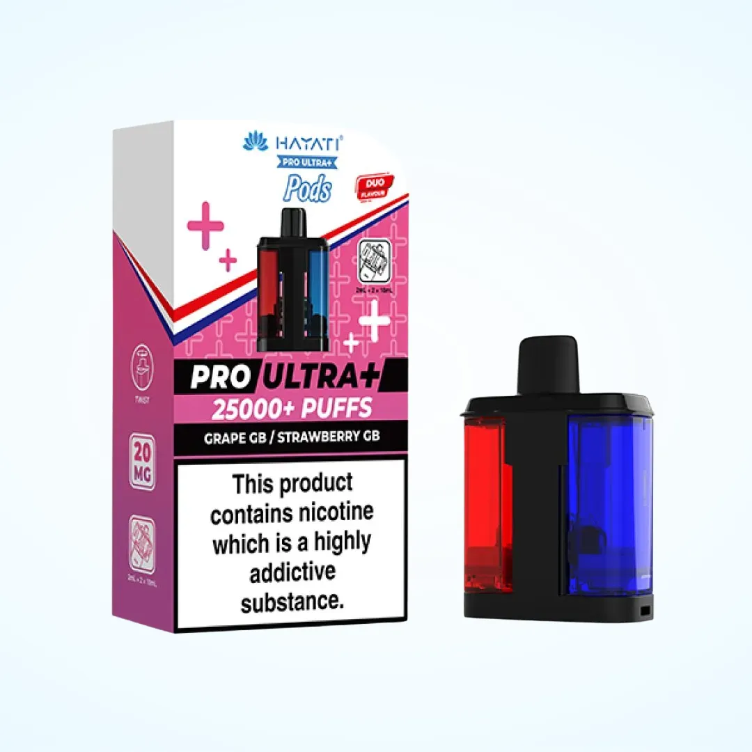 Hayati Pro Ultra Plus 25K Prefilled Refill Pods | Only £11.99 | Any 3 for £30