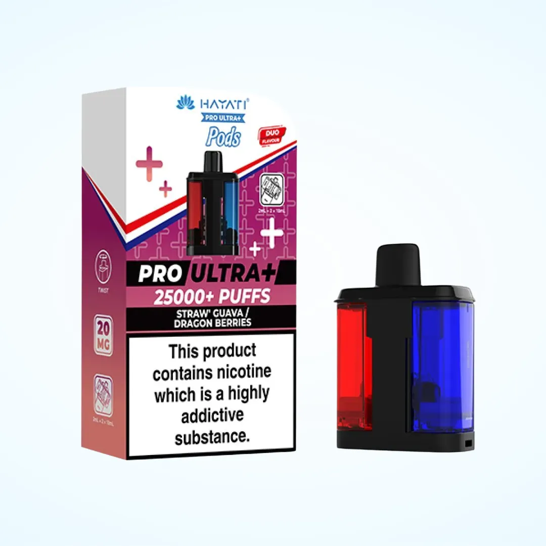 Hayati Pro Ultra Plus 25K Prefilled Refill Pods | Only £11.99 | Any 3 for £30