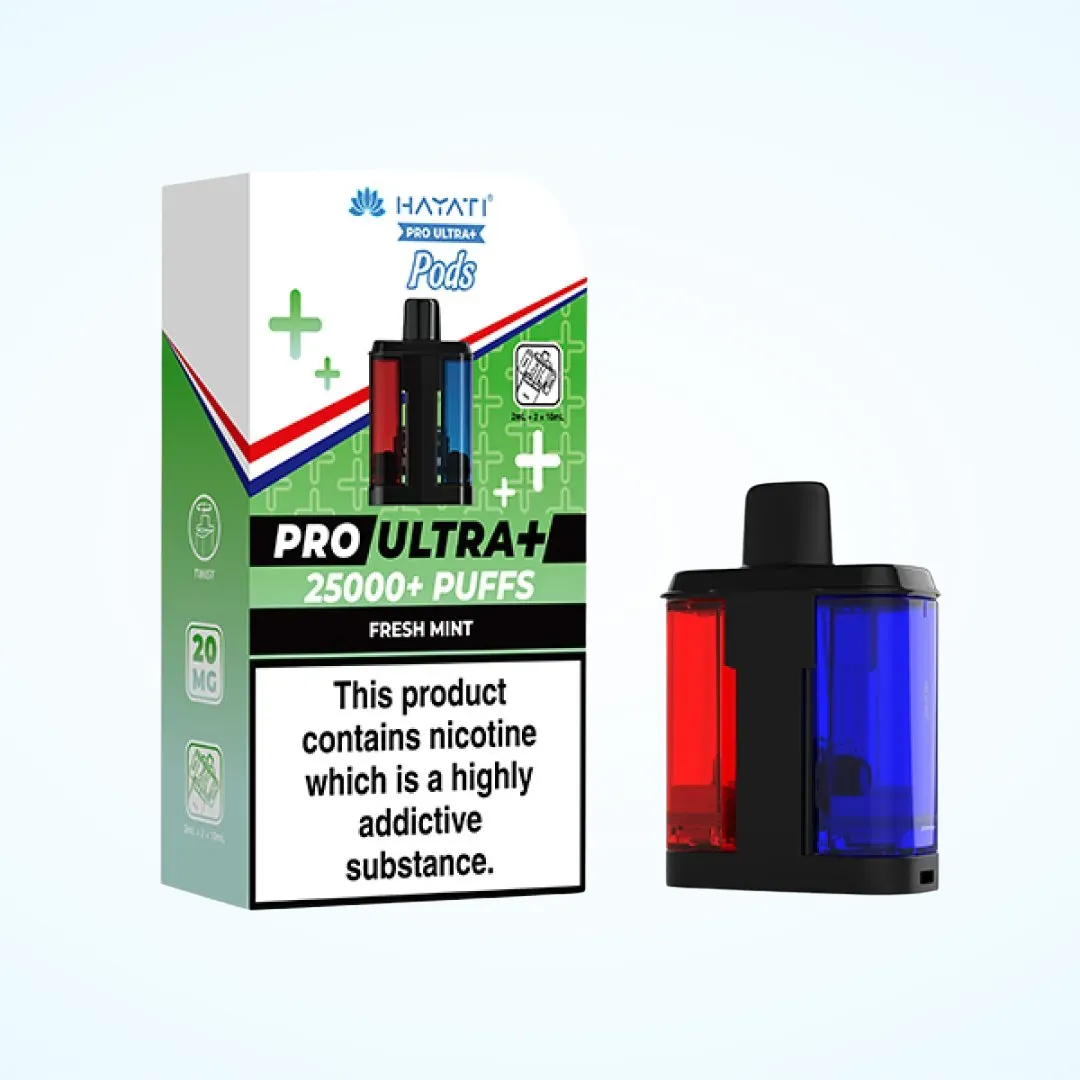 Hayati Pro Ultra Plus 25K Prefilled Refill Pods | Only £11.99 | Any 3 for £30