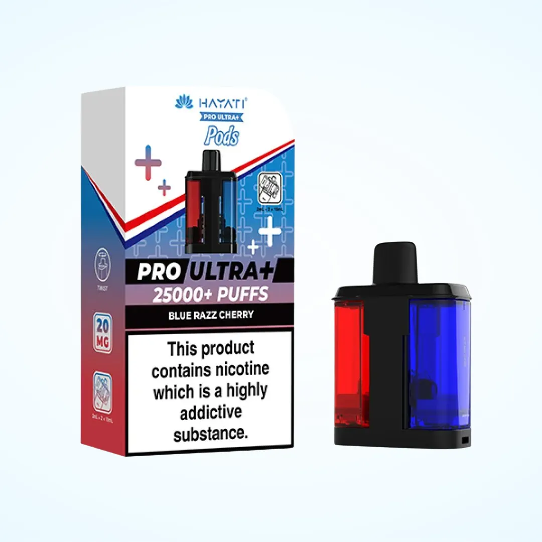 Hayati Pro Ultra Plus 25K Prefilled Refill Pods | Only £11.99 | Any 3 for £30