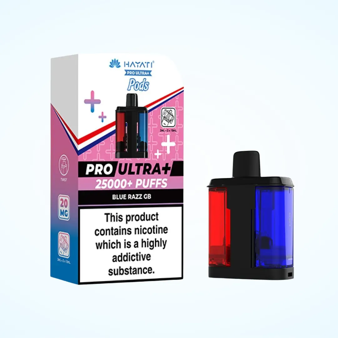 Hayati Pro Ultra Plus 25K Prefilled Refill Pods | Only £11.99 | Any 3 for £30