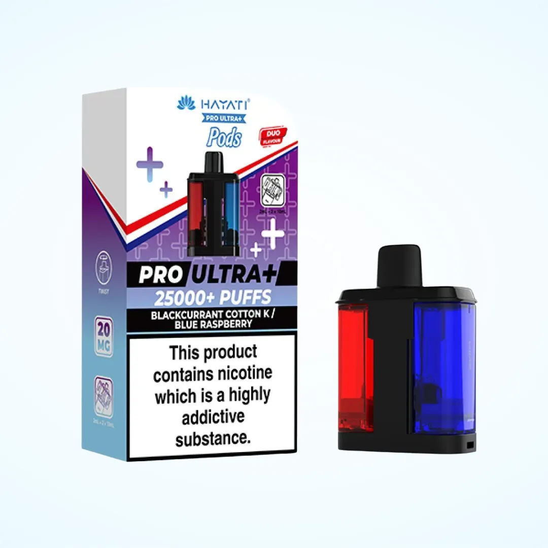 Hayati Pro Ultra Plus 25K Prefilled Refill Pods | Only £11.99 | Any 3 for £30