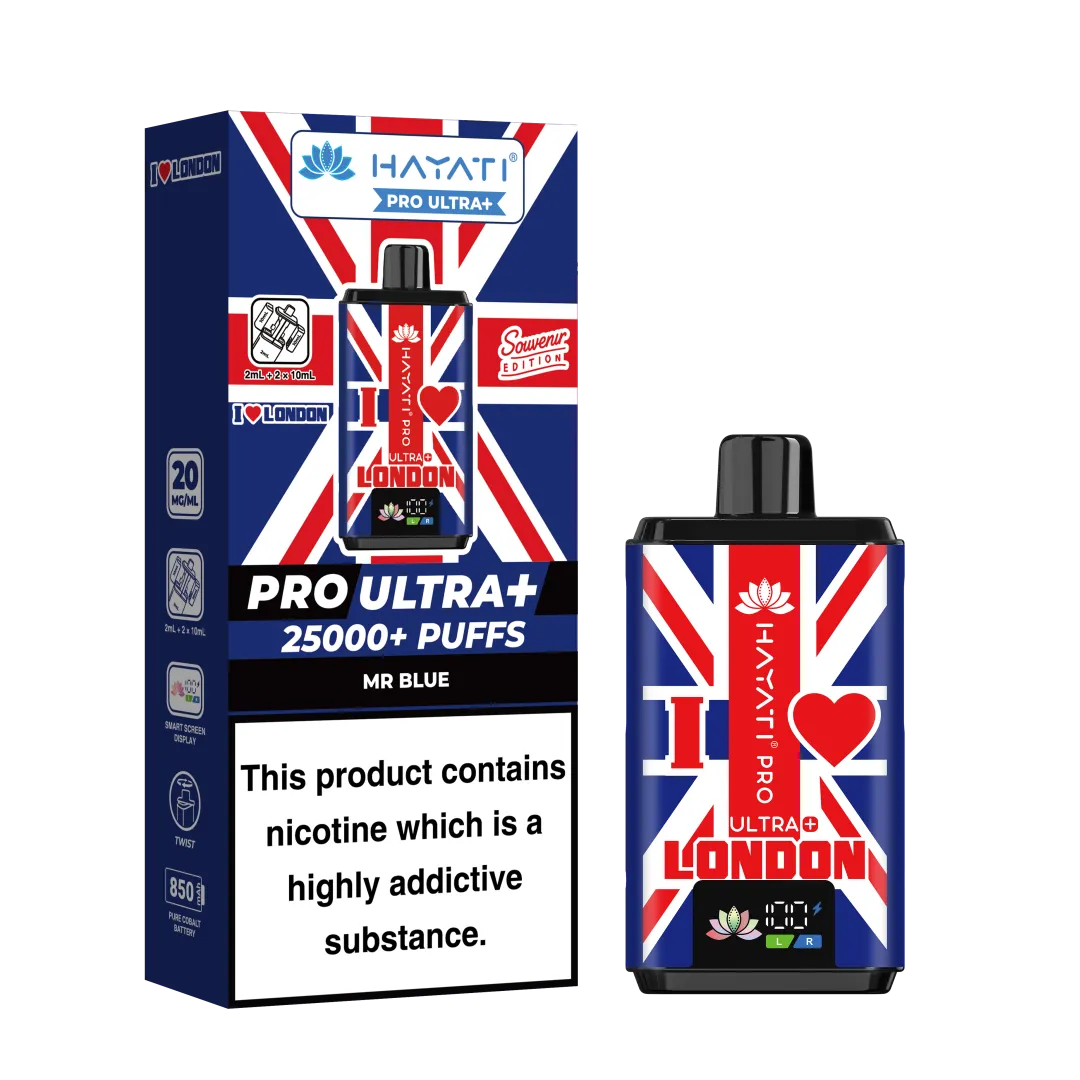 Hayati Pro Ultra+ 25K Puffs Souvenir Edition Kit | Only £10.99 | Any 3 for £30