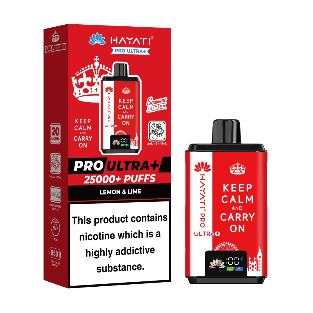 Hayati Pro Ultra+ 25K Puffs Souvenir Edition Kit | Only £10.99 | Any 3 for £30