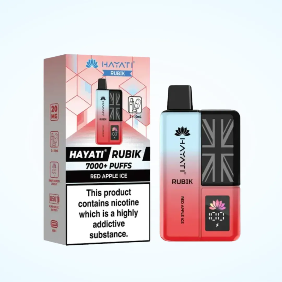 Hayati Rubik 7000 Puffs Prefilled Vape Kit | Only £8.99 | Any 3 for £26