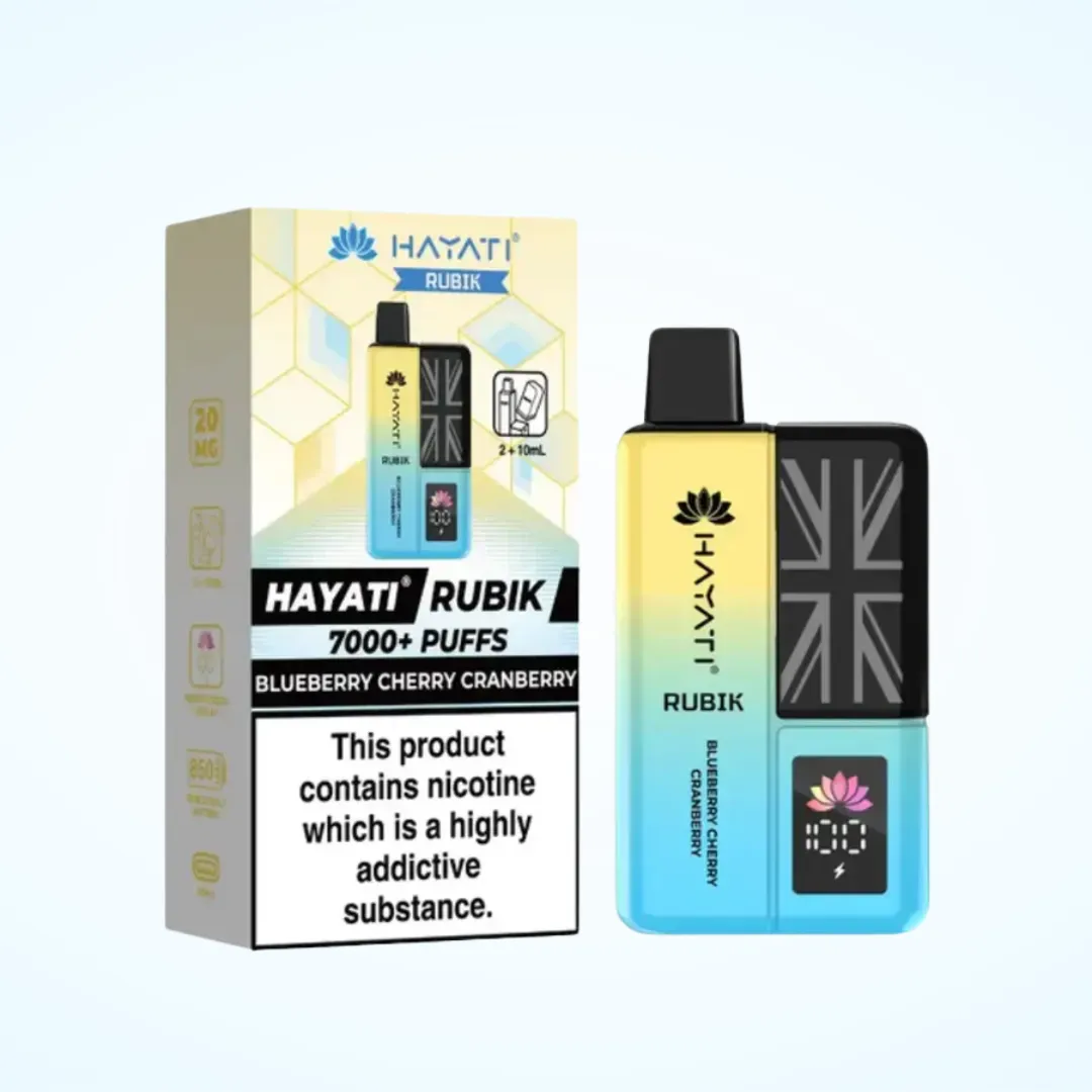 Hayati Rubik 7000 Puffs Prefilled Vape Kit | Only £8.99 | Any 3 for £26