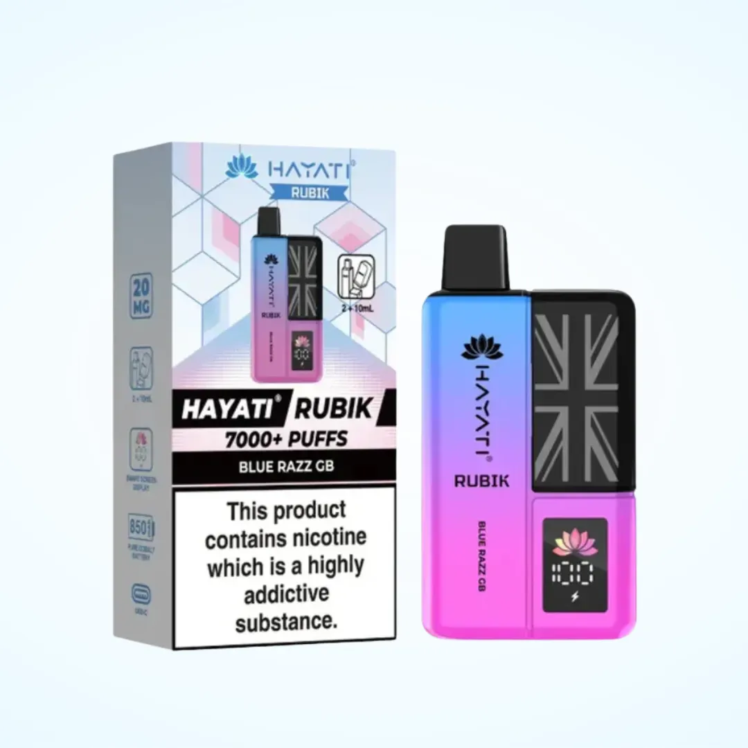 Hayati Rubik 7000 Puffs Prefilled Vape Kit | Only £8.99 | Any 3 for £26