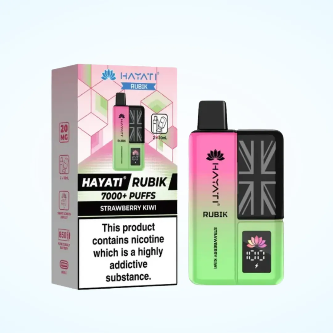 Hayati Rubik 7000 Puffs Prefilled Vape Kit | Only £8.99 | Any 3 for £26