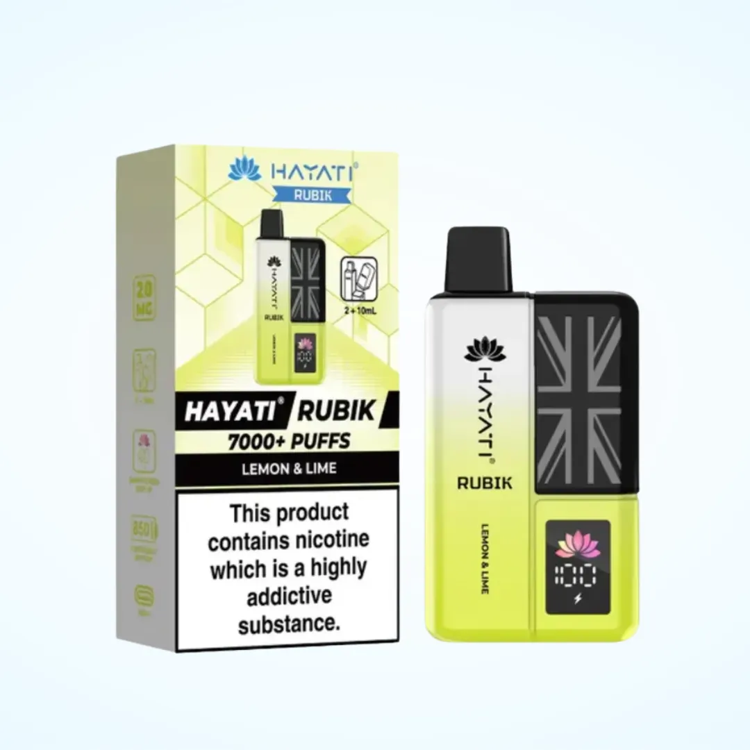 Hayati Rubik 7000 Puffs Prefilled Vape Kit | Only £8.99 | Any 3 for £26