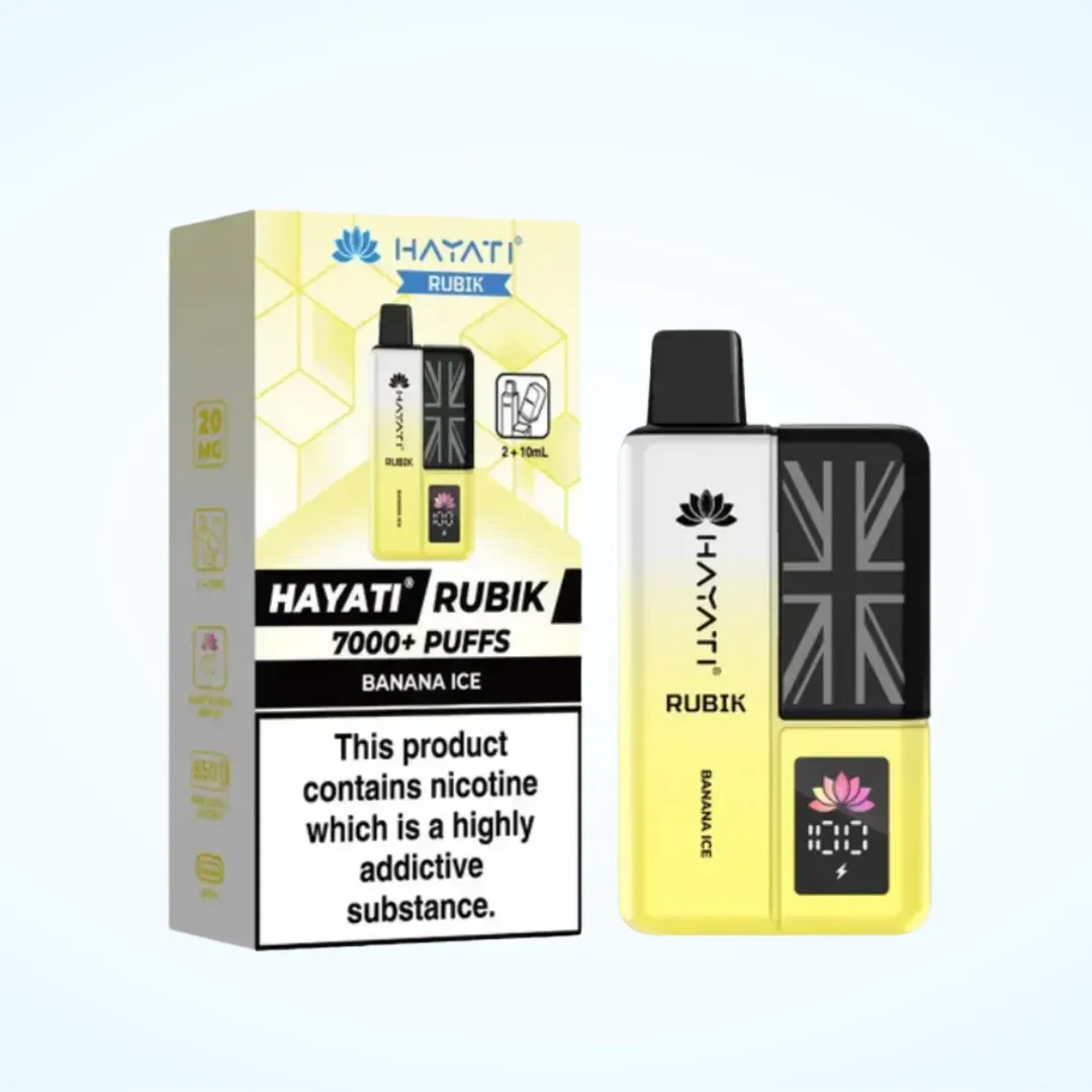 Hayati Rubik 7000 Puffs Prefilled Vape Kit | Only £8.99 | Any 3 for £26