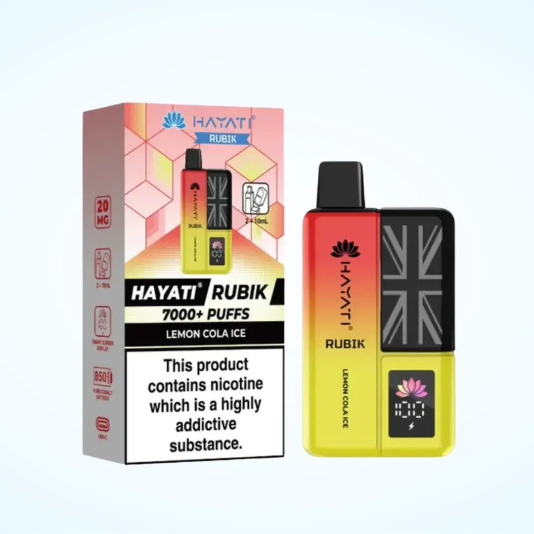 Hayati Rubik 7000 Puffs Prefilled Vape Kit | Only £8.99 | Any 3 for £26