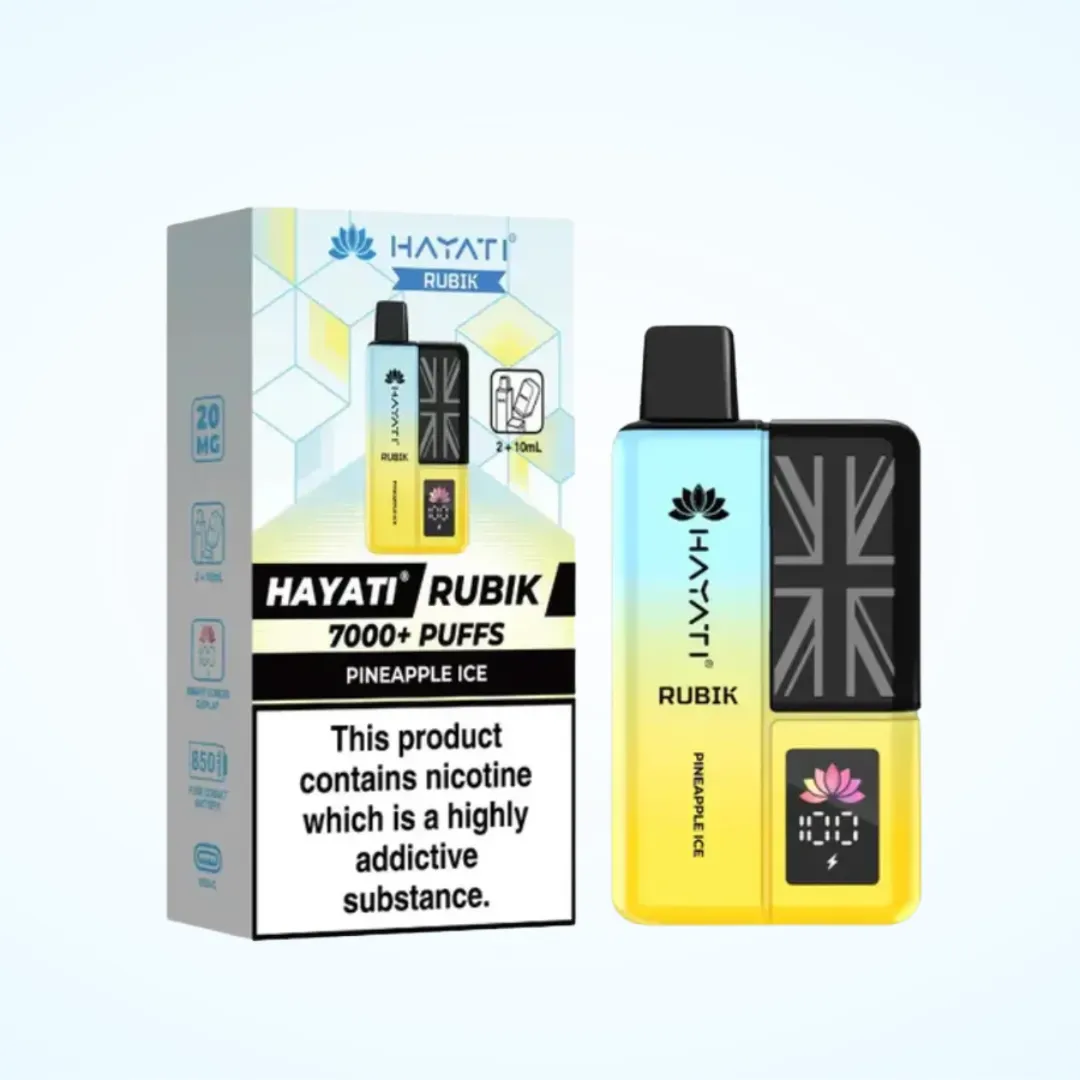 Hayati Rubik 7000 Puffs Prefilled Vape Kit | Only £8.99 | Any 3 for £26
