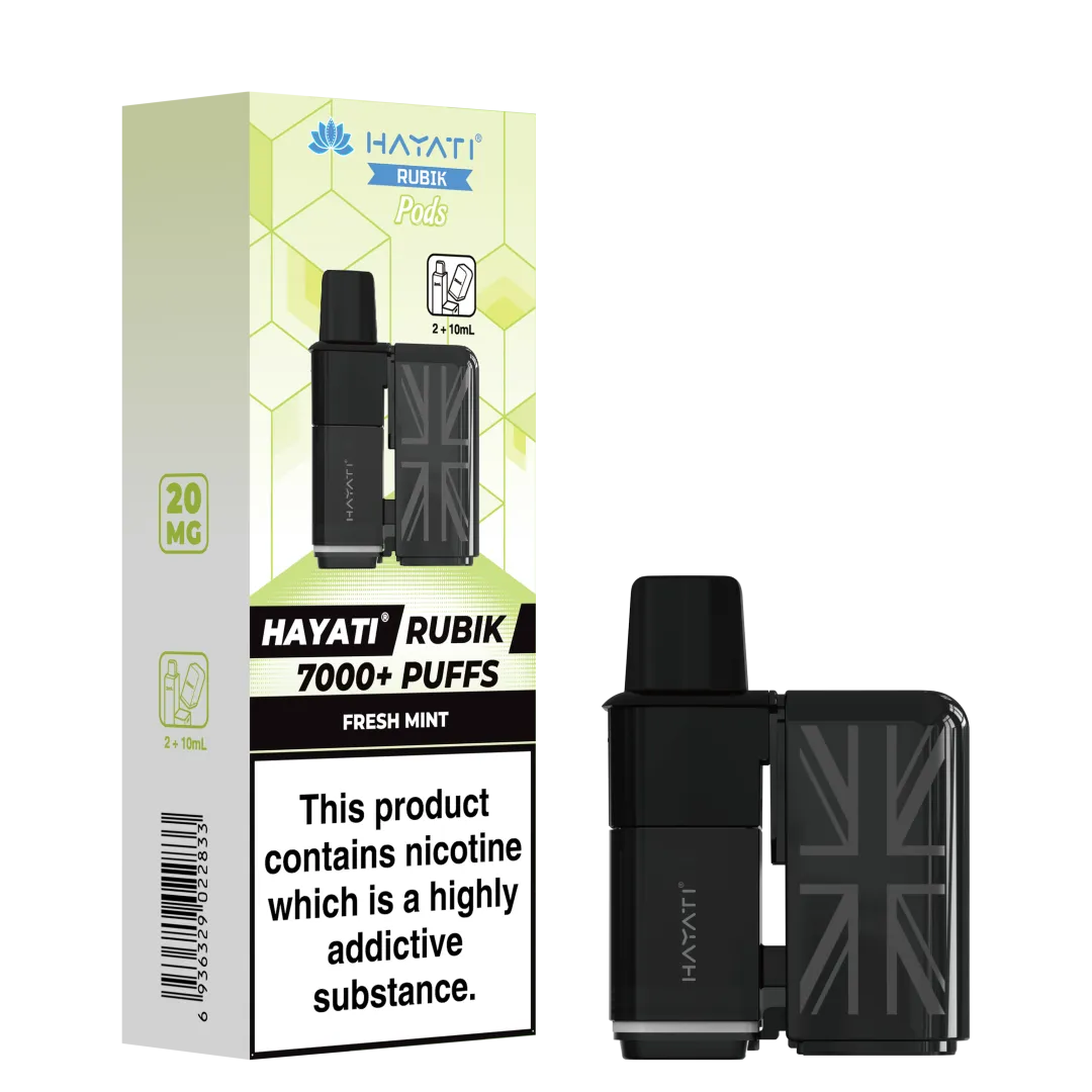 Hayati Rubik 7000 Prefilled Refill Pods | Only £7.99 | Any 3 for £23