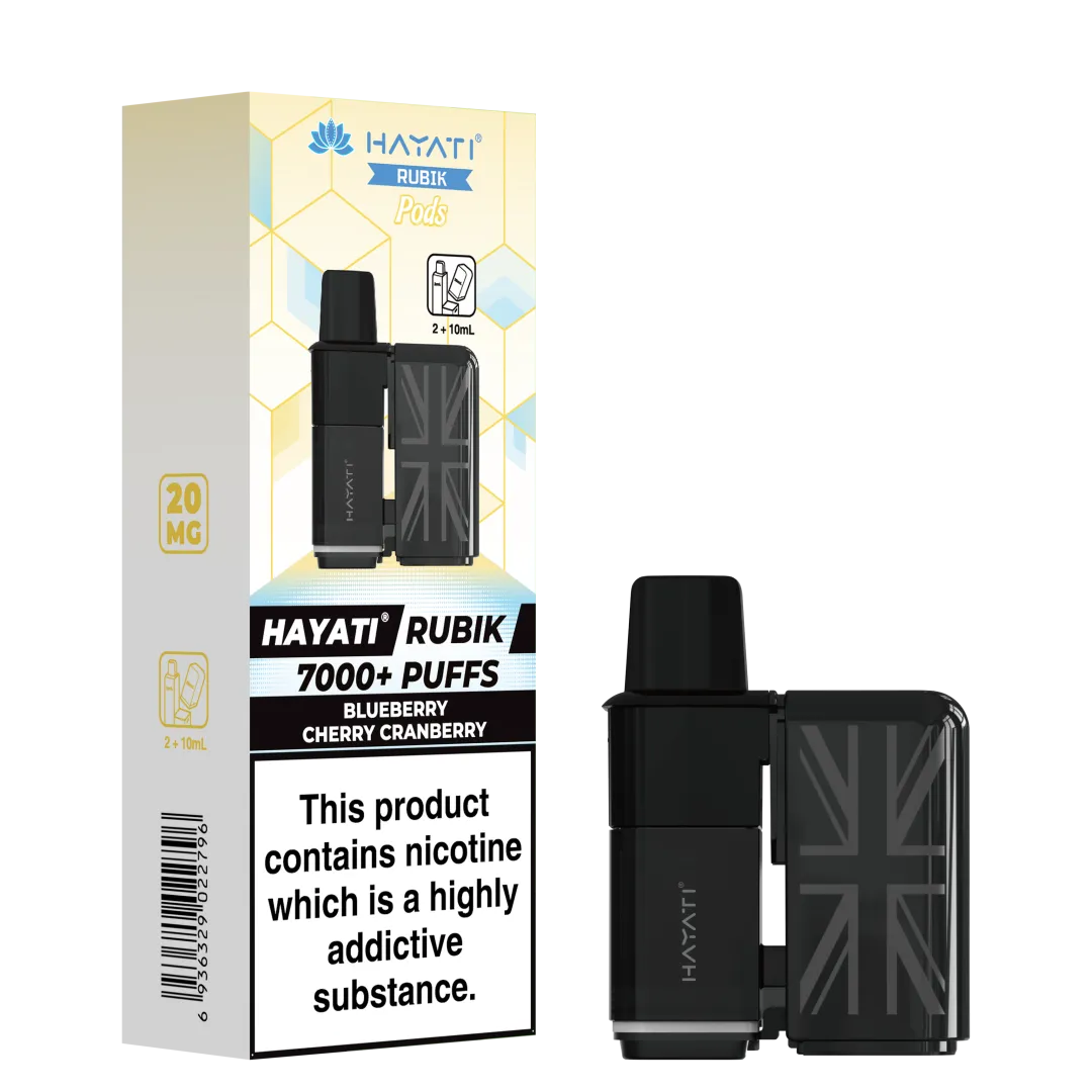 Hayati Rubik 7000 Prefilled Refill Pods | Only £7.99 | Any 3 for £23