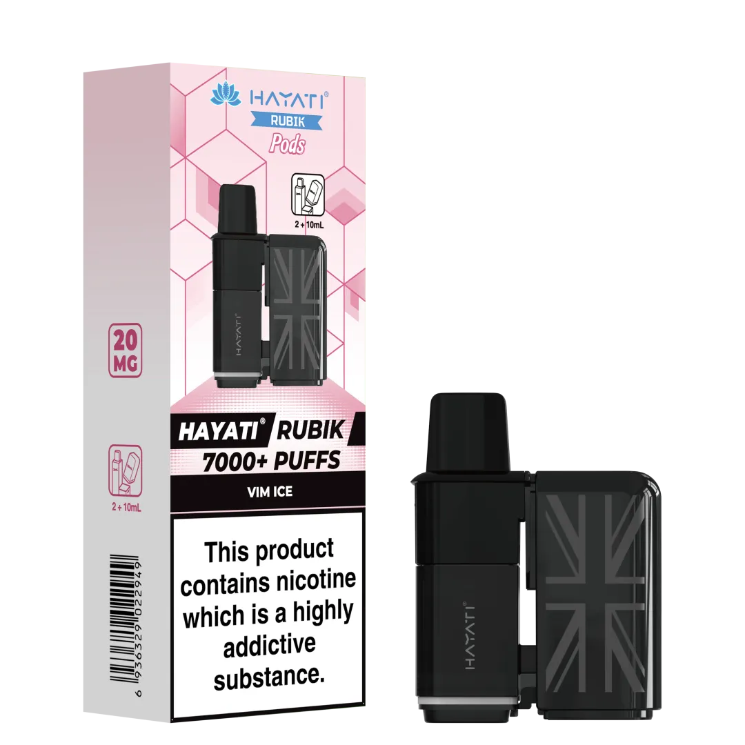 Hayati Rubik 7000 Prefilled Refill Pods | Only £7.99 | Any 3 for £23