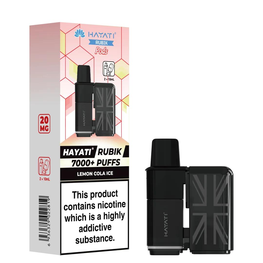 Hayati Rubik 7000 Prefilled Refill Pods | Only £7.99 | Any 3 for £23