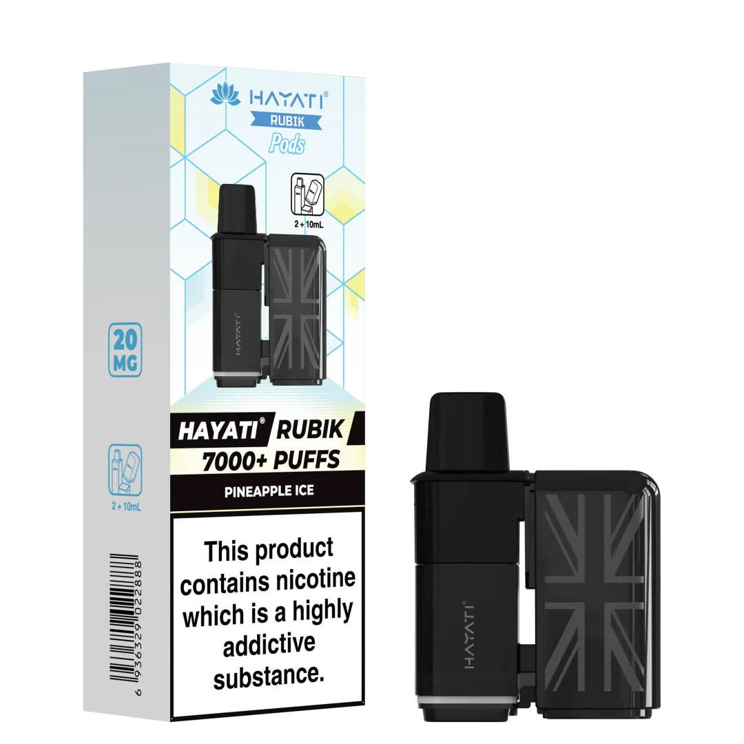 Hayati Rubik 7000 Prefilled Refill Pods | Only £7.99 | Any 3 for £23