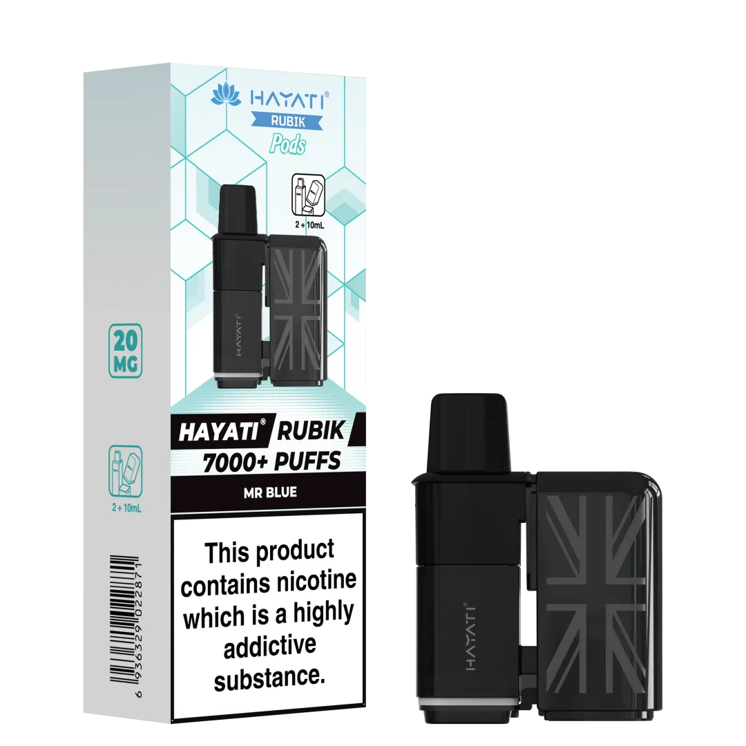 Hayati Rubik 7000 Prefilled Refill Pods | Only £7.99 | Any 3 for £23
