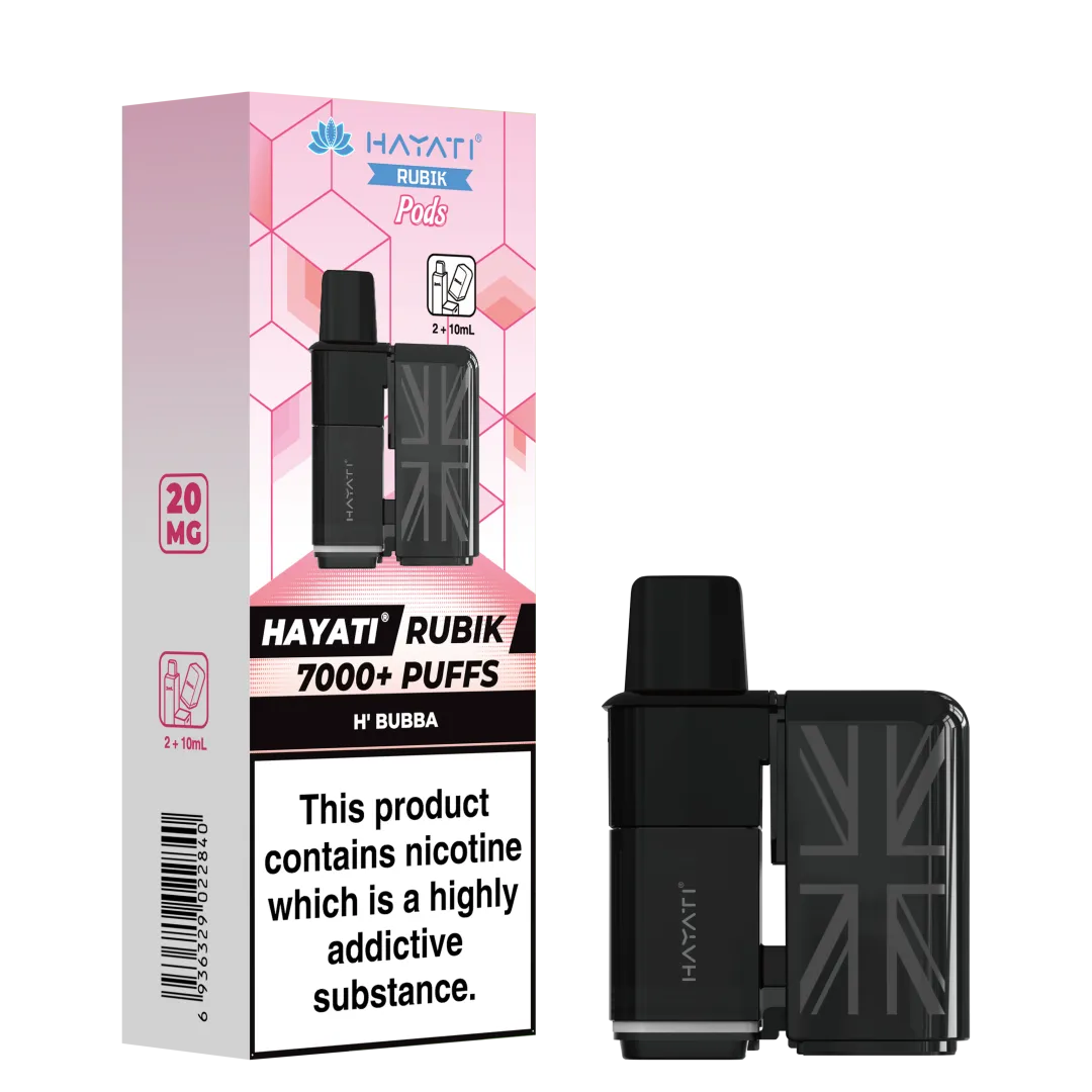 Hayati Rubik 7000 Prefilled Refill Pods | Only £7.99 | Any 3 for £23
