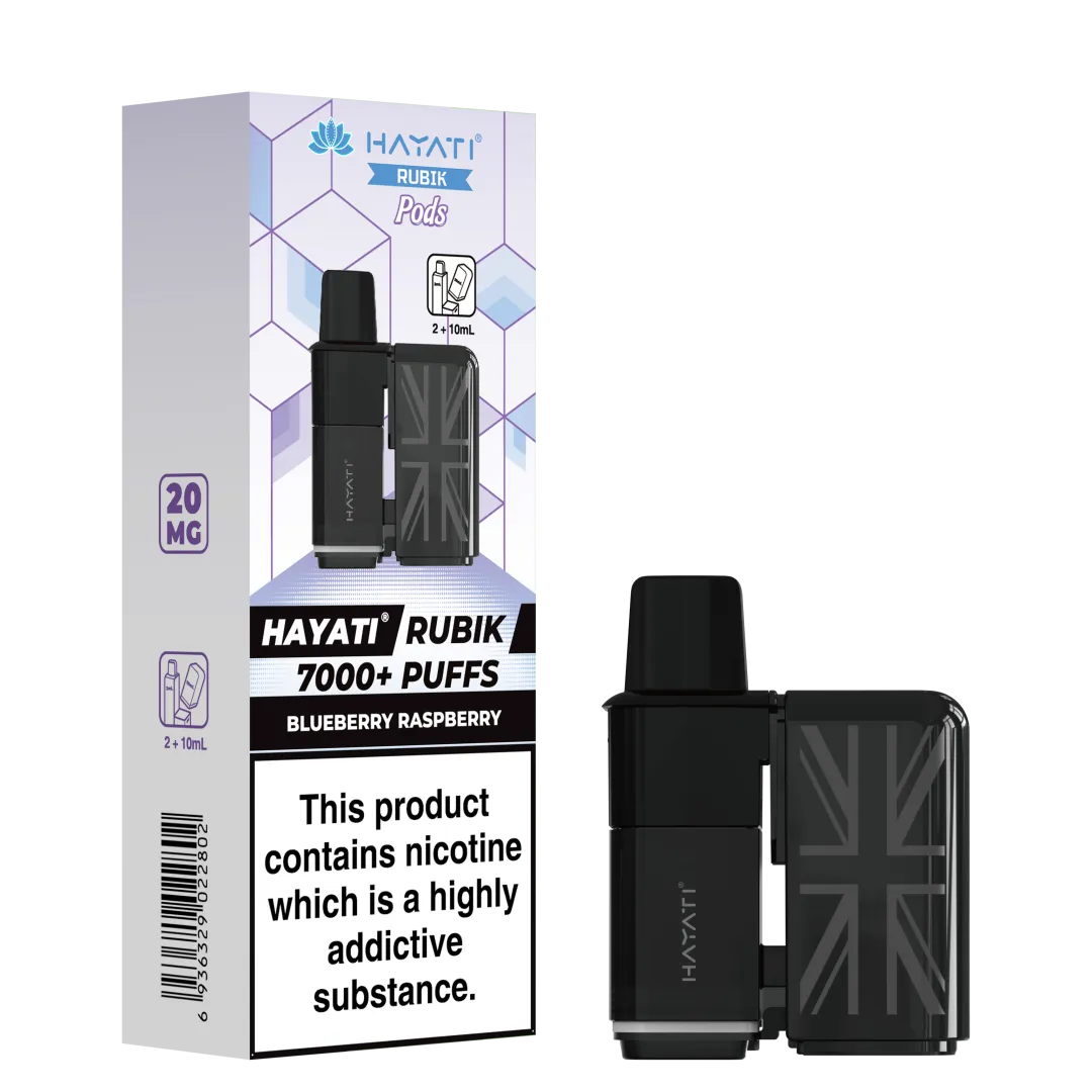 Hayati Rubik 7000 Prefilled Refill Pods | Only £7.99 | Any 3 for £23