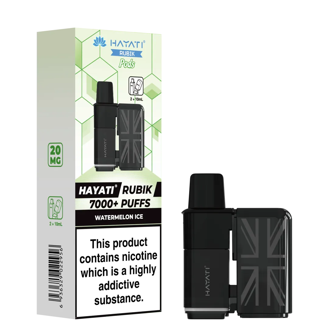 Hayati Rubik 7000 Prefilled Refill Pods | Only £7.99 | Any 3 for £23