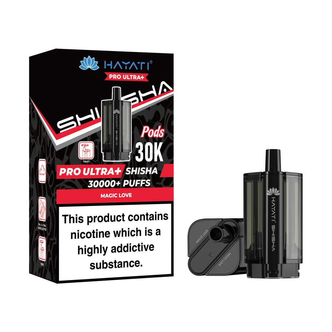 Hayati Pro Ultra+ Shisha 30K Refill Pods | Only £7.99 | Any 3 for £21