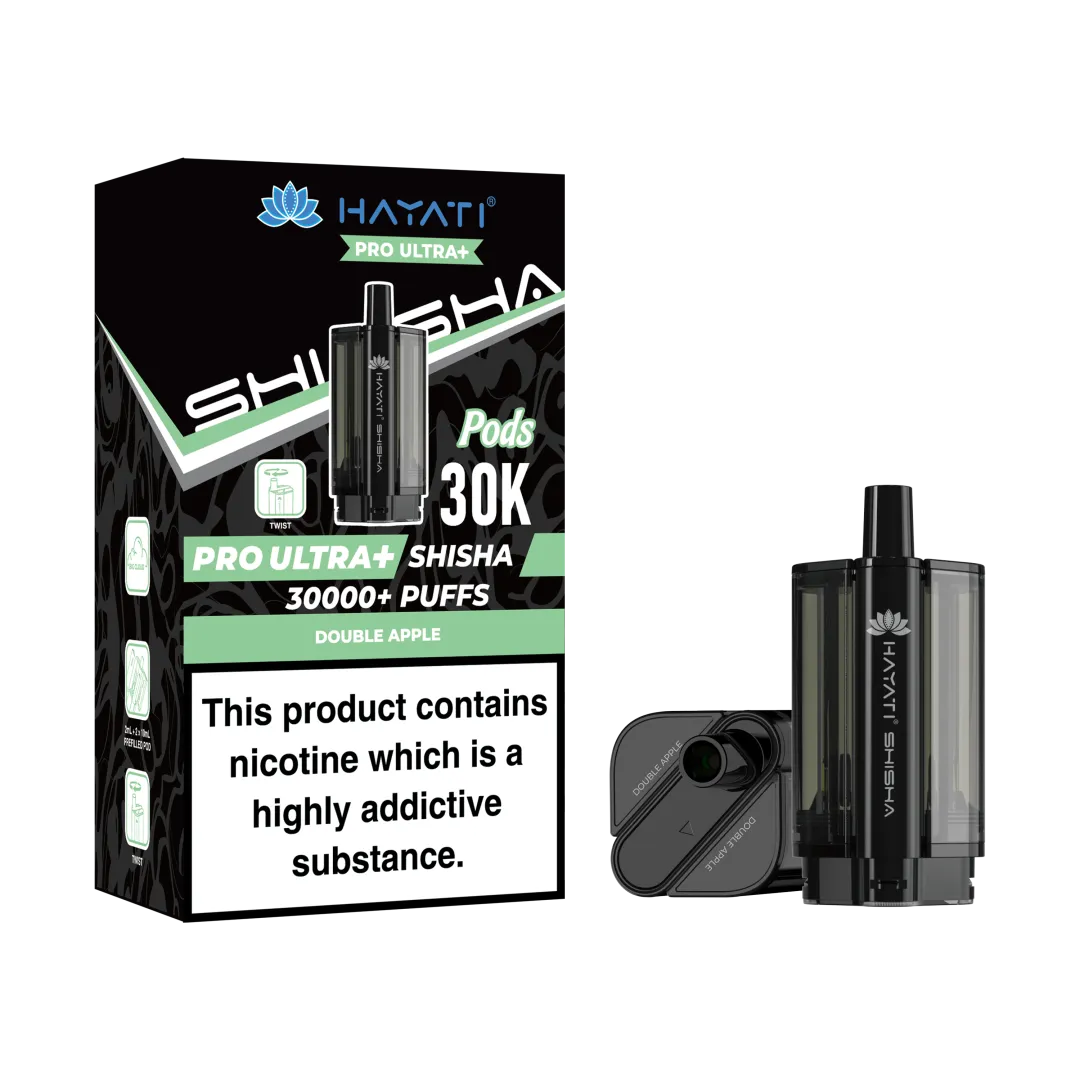 Hayati Pro Ultra+ Shisha 30K Refill Pods | Only £7.99 | Any 3 for £21