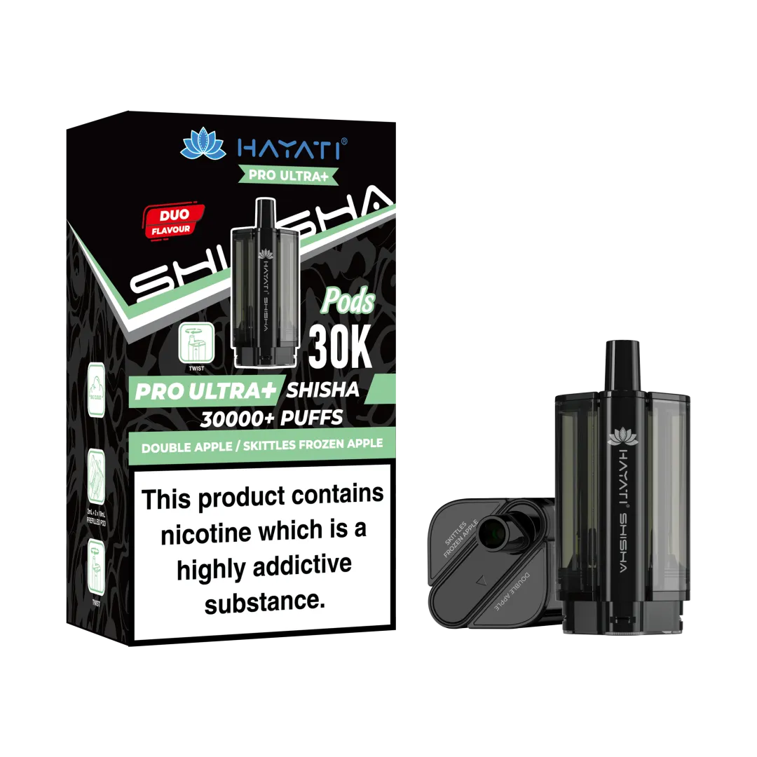 Hayati Pro Ultra+ Shisha 30K Refill Pods | Only £7.99 | Any 3 for £21