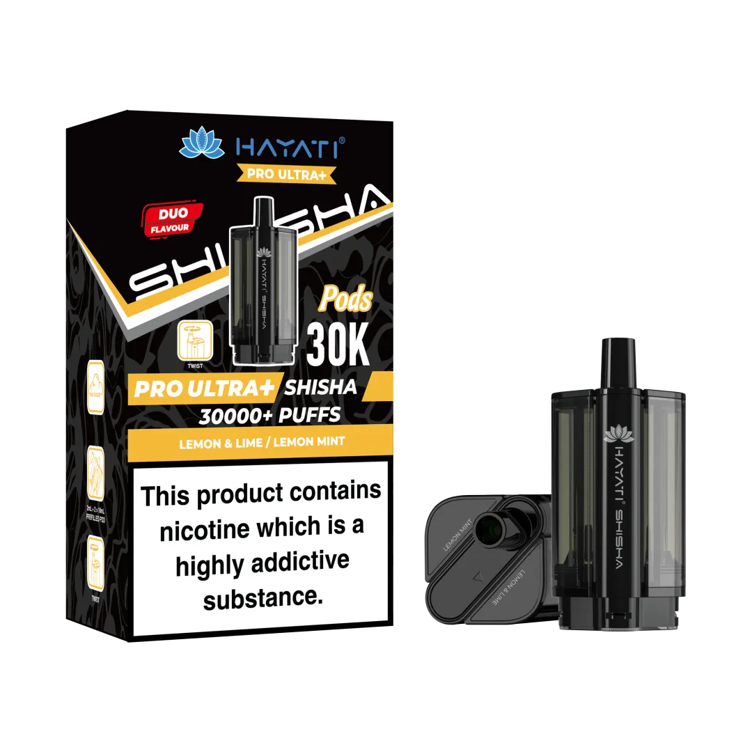 Hayati Pro Ultra+ Shisha 30K Refill Pods | Only £7.99 | Any 3 for £21