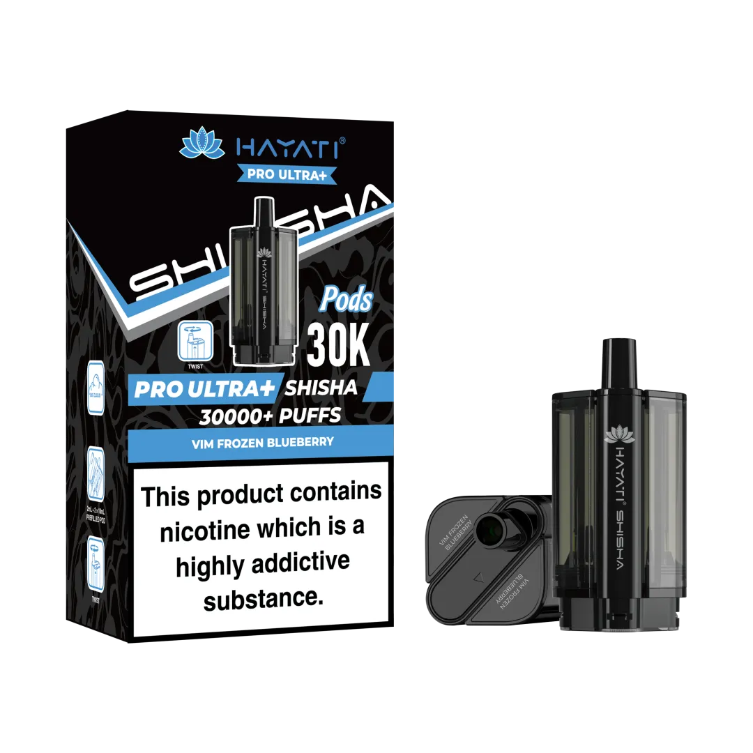 Hayati Pro Ultra+ Shisha 30K Refill Pods | Only £7.99 | Any 3 for £21