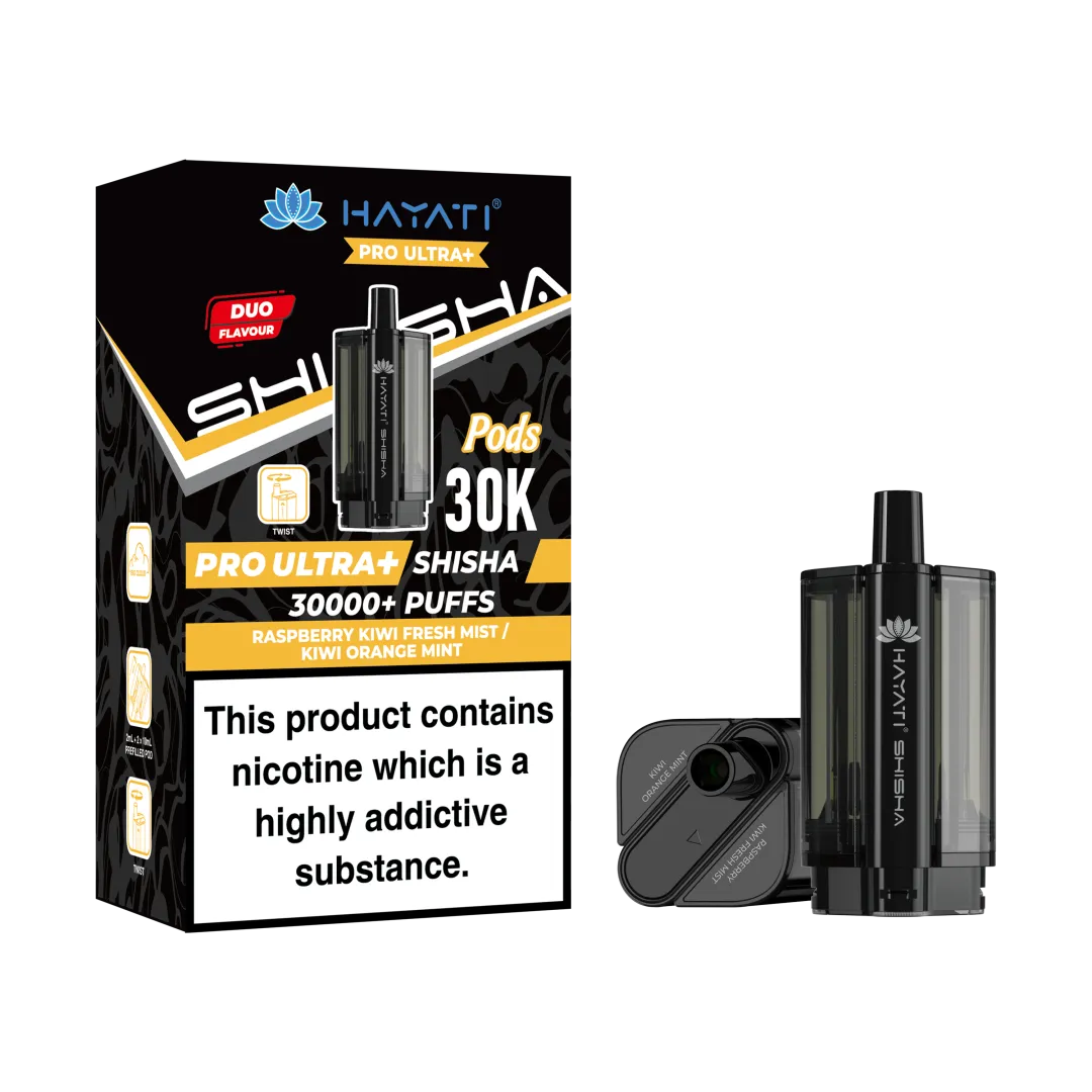 Hayati Pro Ultra+ Shisha 30K Refill Pods | Only £7.99 | Any 3 for £21
