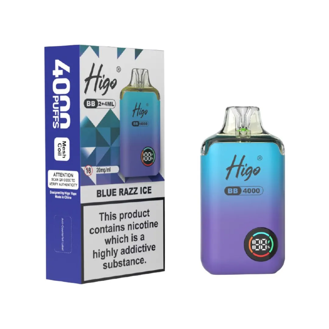 Higo BB 4000 Puffs Pod Vape Kit | Only £7.99 | Any 3 for £21