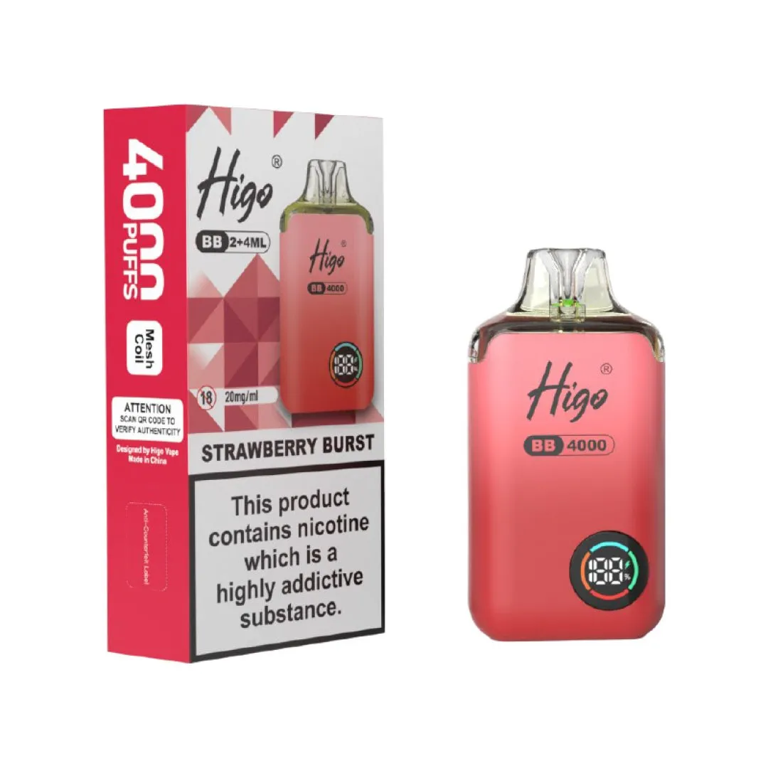 Higo BB 4000 Puffs Pod Vape Kit | Only £7.99 | Any 3 for £21